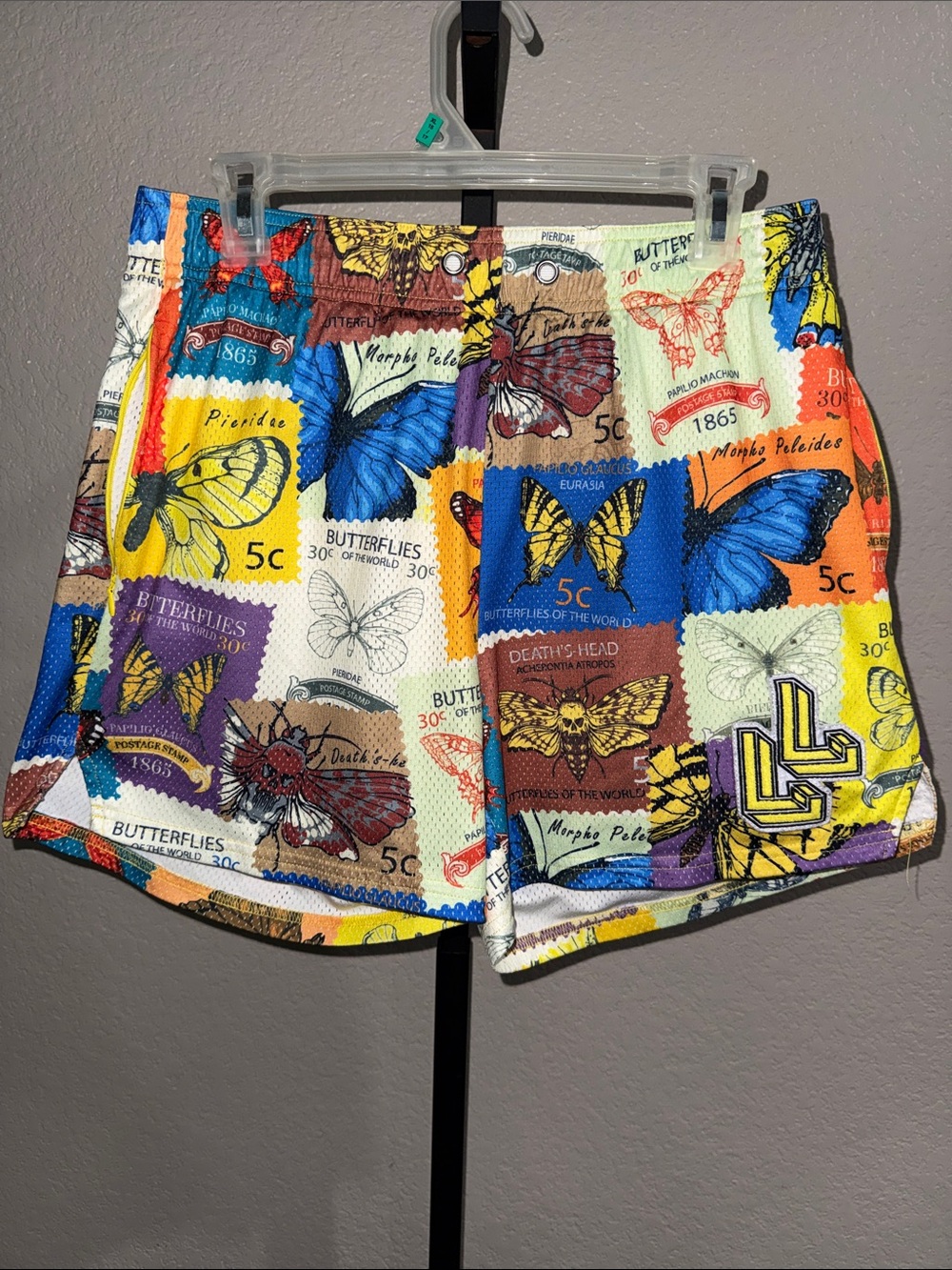 Lumberlegs Butterfly Stamp Print Shorts - Multicolor size large